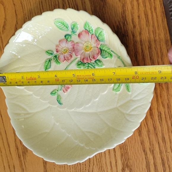 Carlton Ware Plate, MCM, Vintage, Leaf - Picture 3 of 6